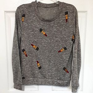 Numph Lipstick Novelty Sweater.